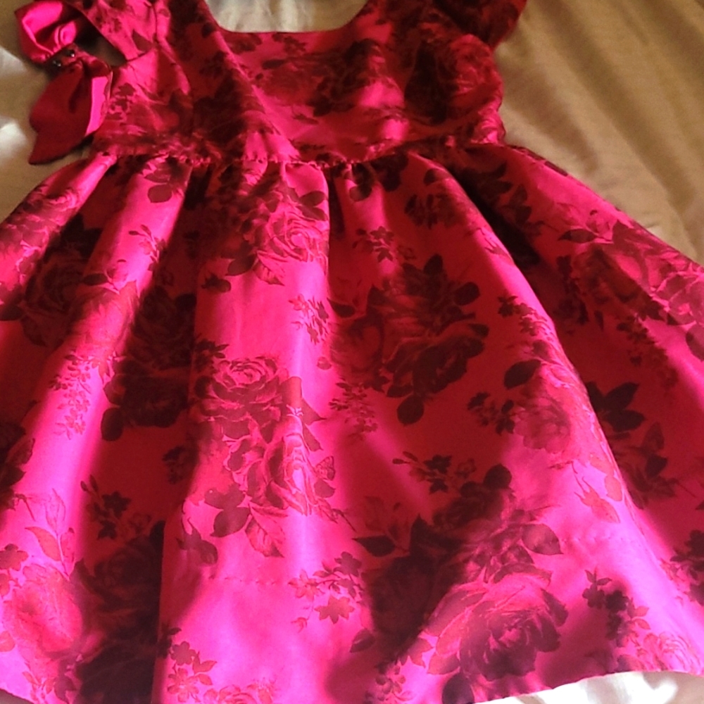 Roses print dress